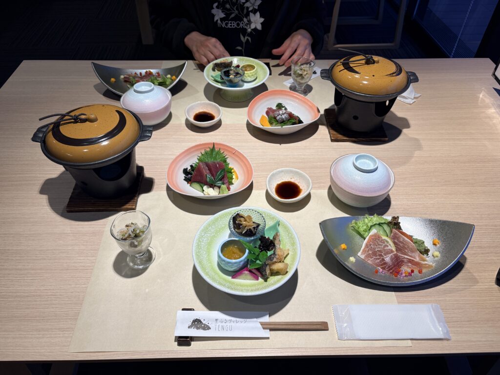 HOTEL星降るビレッジTENGUの夕食